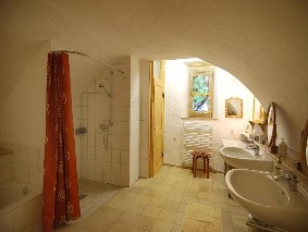 Badezimmer Fewo Altmühltal